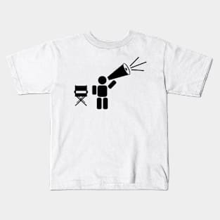 Movie director abstract icon Kids T-Shirt